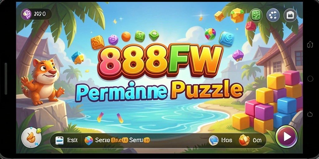 Screenshot gameplay 888FW dengan tantangan Puzzle menarik.
