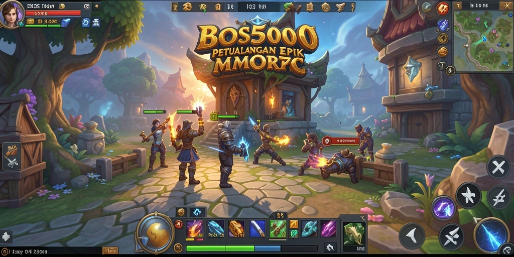 Gameplay seru dan grafis menawan di BOS5000.