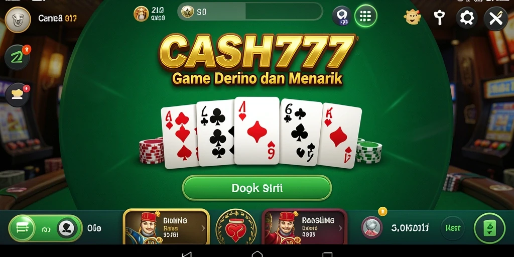 Tampilan gameplay Domino yang seru dan menarik di CASH777.