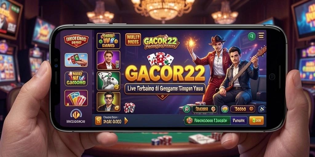 Gameplay mendebarkan di Live Casino GACOR22 dengan dealer langsung.