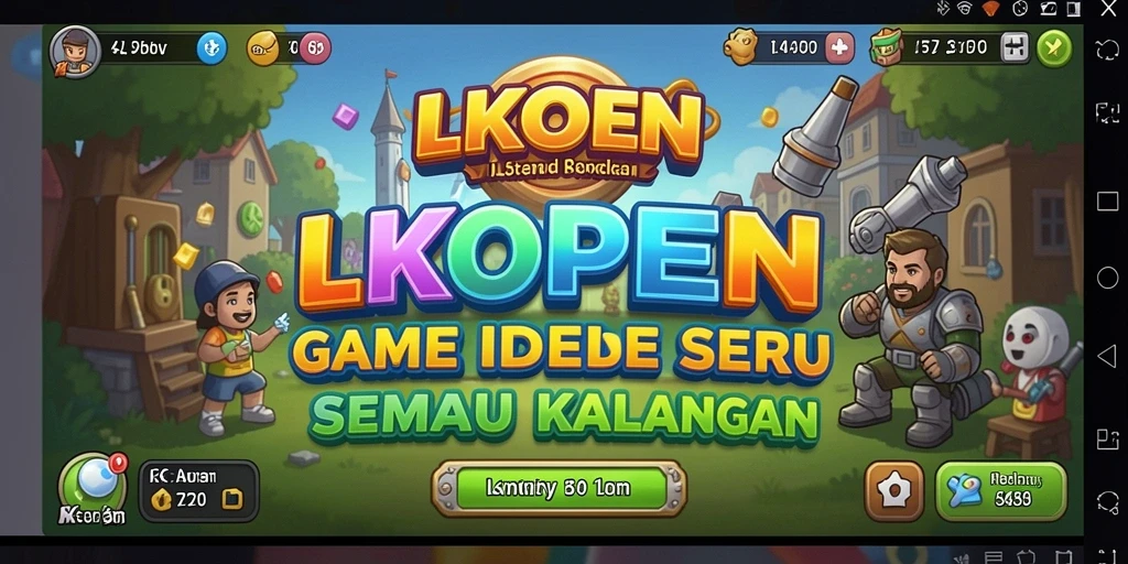 Tampilan gameplay LKOPEN yang mengasyikkan dan penuh aksi.