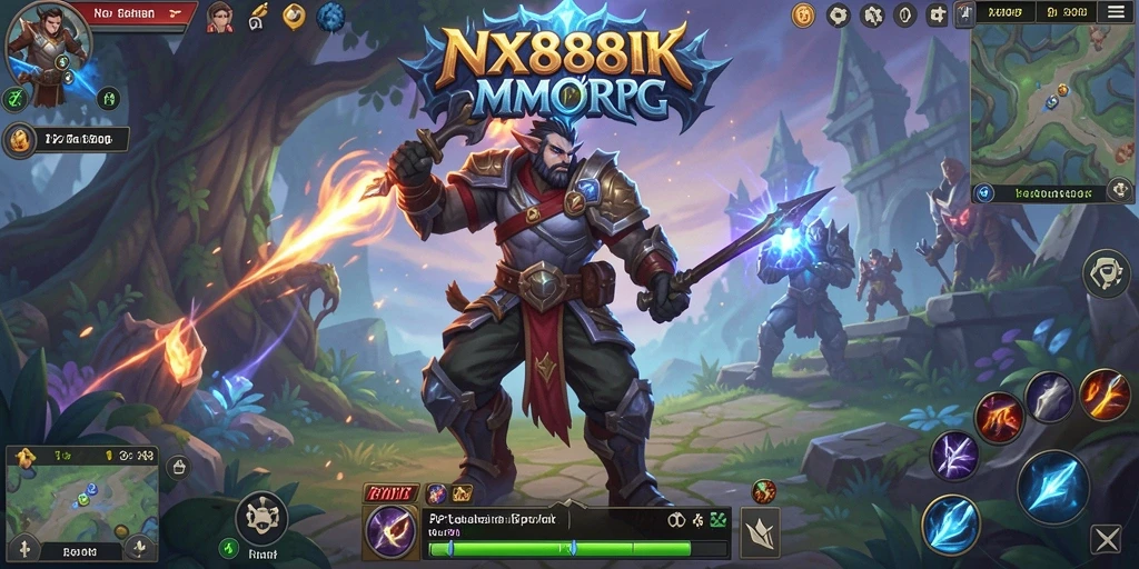 Tampilan utama gameplay NX888 yang menakjubkan.