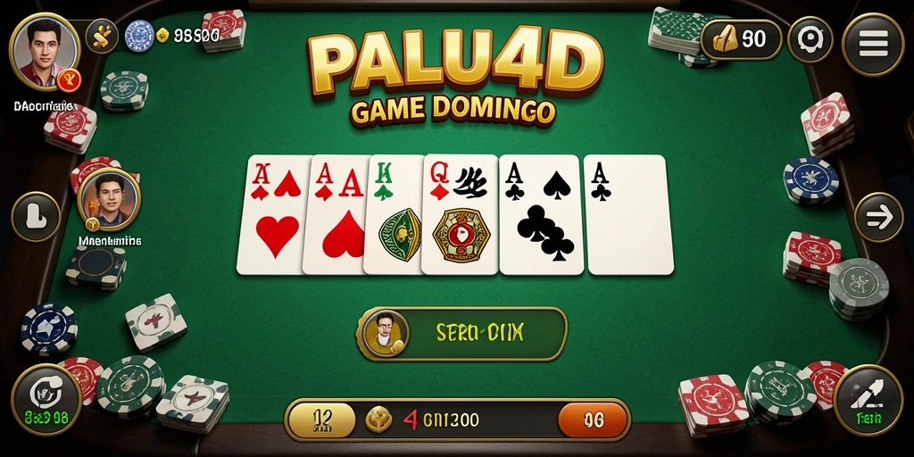 Tampak seru gameplay domino di PALU4D.