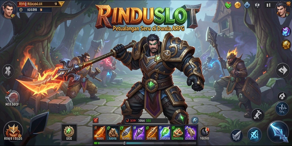 Screenshot gameplay seru di dunia RINDUSLOT ARPG.