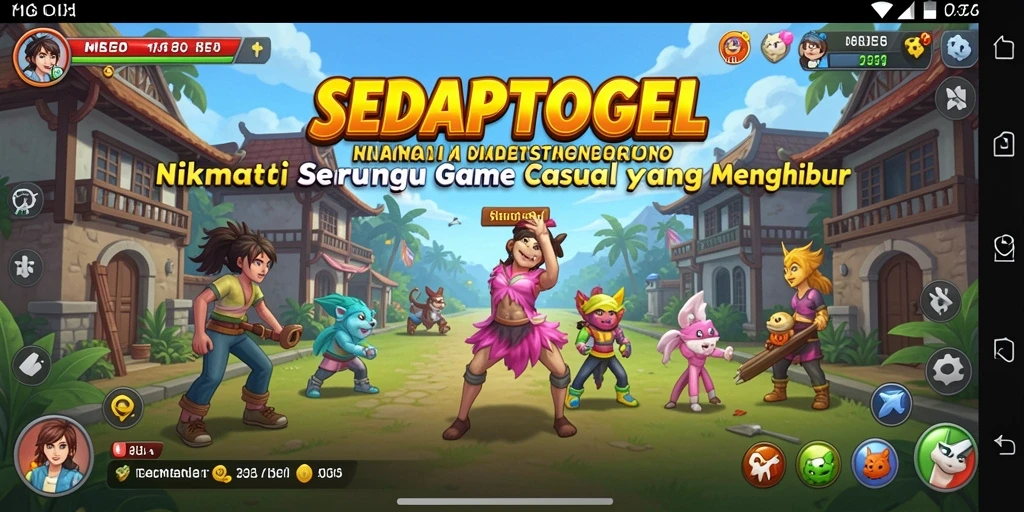 Tangkapan layar utama SEDAPTOGEL menunjukkan gameplay yang seru dan menarik.