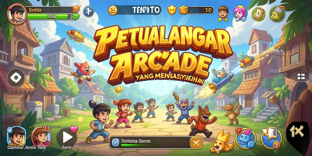 Gameplay seru TENTOTO dengan berbagai tantangan menanti.