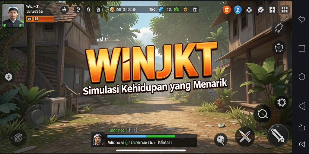 Tampilan gameplay WINJKT yang mengasyikkan dan interaktif.